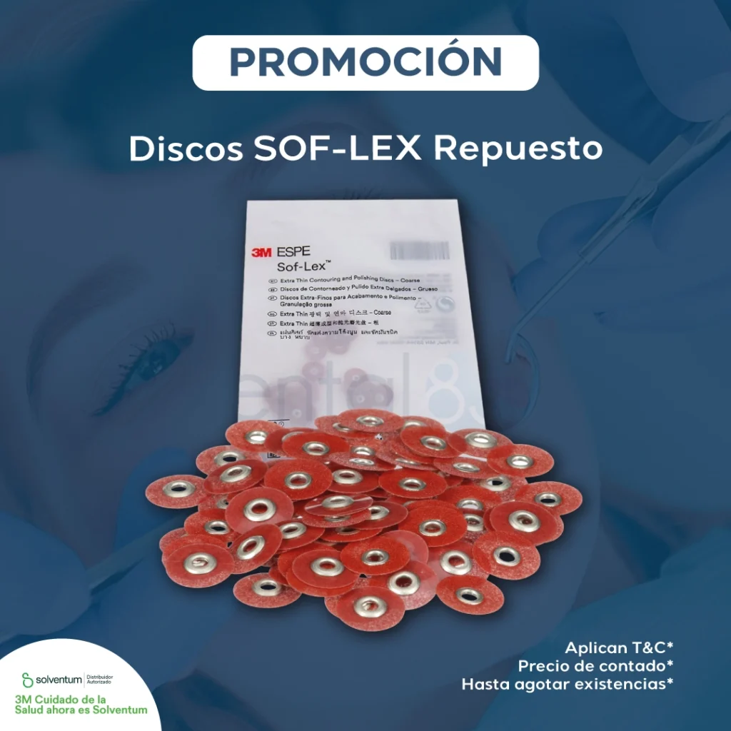 Compra discos sof-lex rpto x 30 para consultorios odontológicos en Colombia