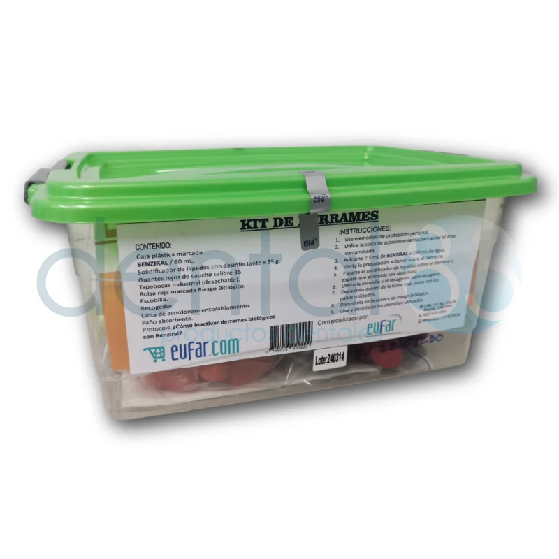 KIT DE DERRAME BIOLOGICO EUFAR
