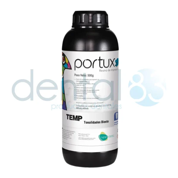 RESINA 3D PORTUX TEMP FCO X 500 GR - Imagen 2
